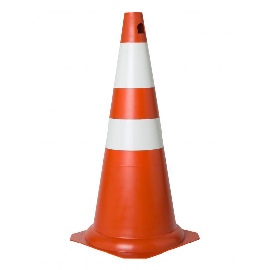 Cone de  Sinalização em PVC Laranja 75CM