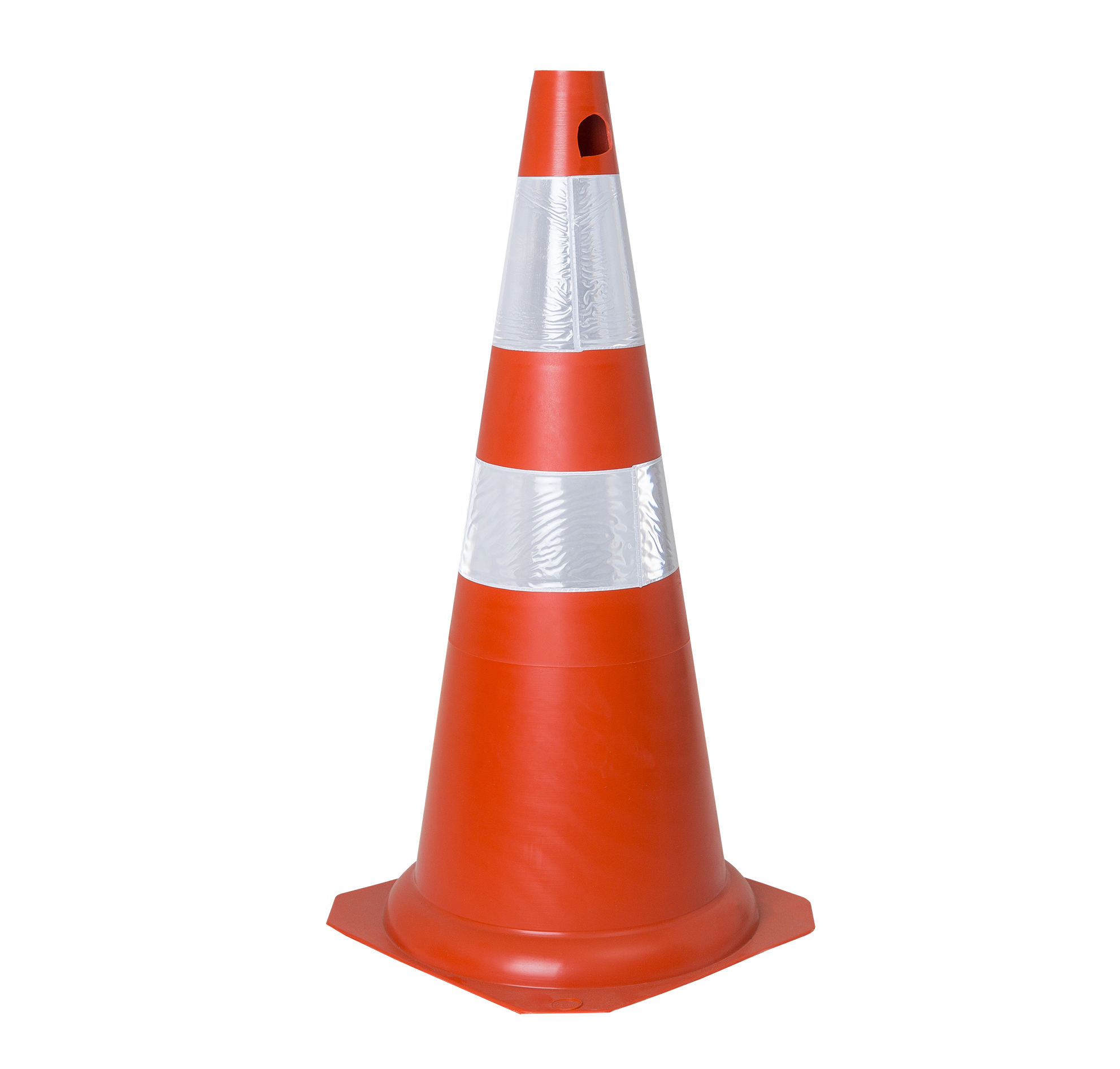 Cone de Sinalização em PVC Laranja 75CM