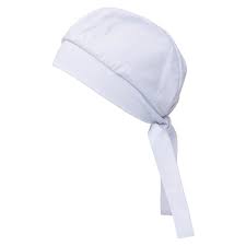 TOUCA TIPO BANDANA CIGANO BRANCA