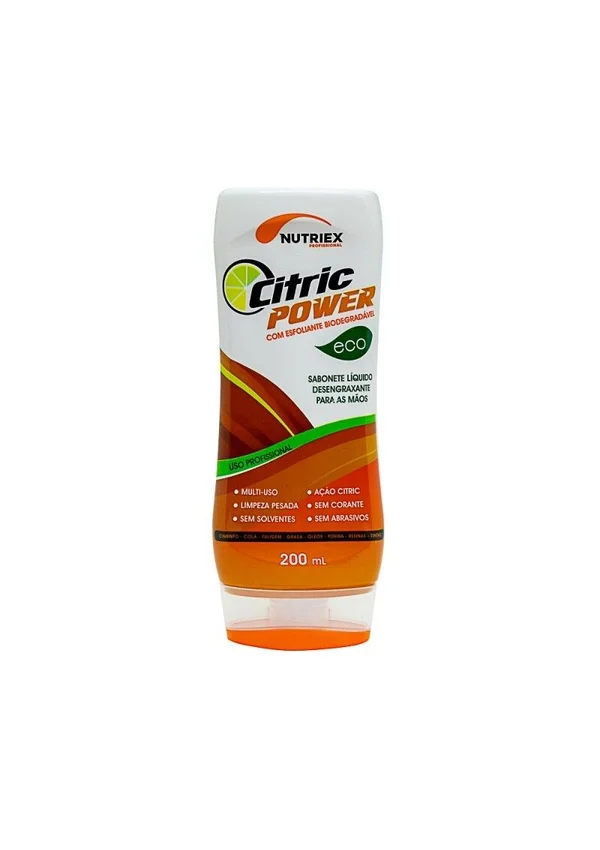 CITRIC POKER SABONETE LIQUIDO ESFOLIANTE DESENGRAXANTE  NUTRIEX